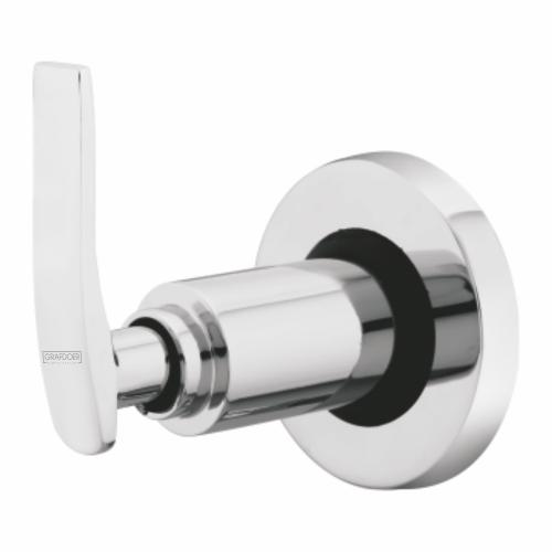 Exposed Part Kit of Concealed Stop Cock with Fitting Sleeve, Operating Lever & Adjustable Wall Flange